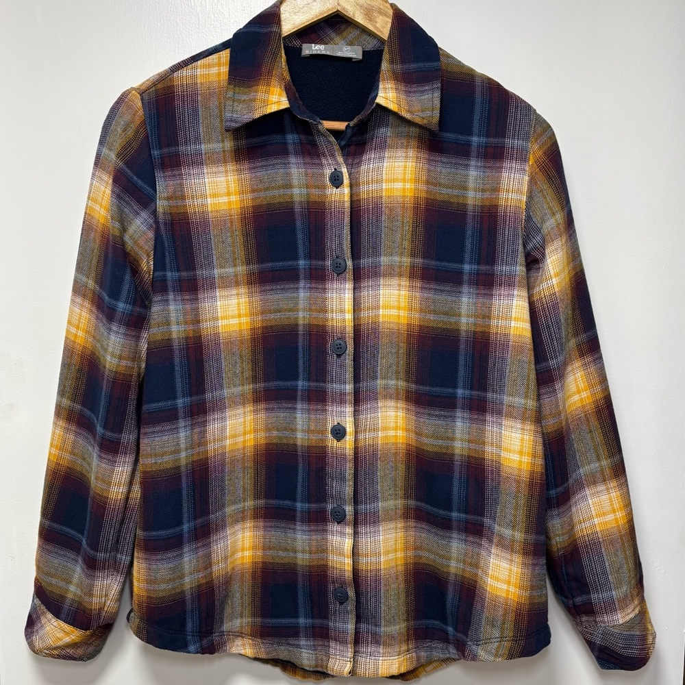 Lee Riders flannel shirt with fleece lining, small